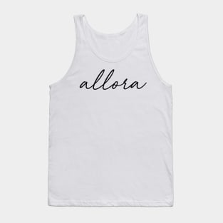 Allora Italian Quote Sticker Tank Top